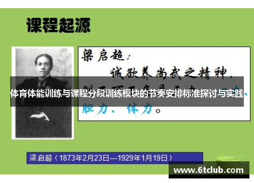 体育体能训练与课程分段训练模块的节奏安排标准探讨与实践